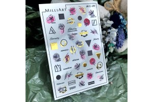Milliart sticker #010 arany